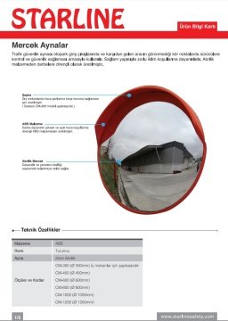 Mercek Ayna 800mm