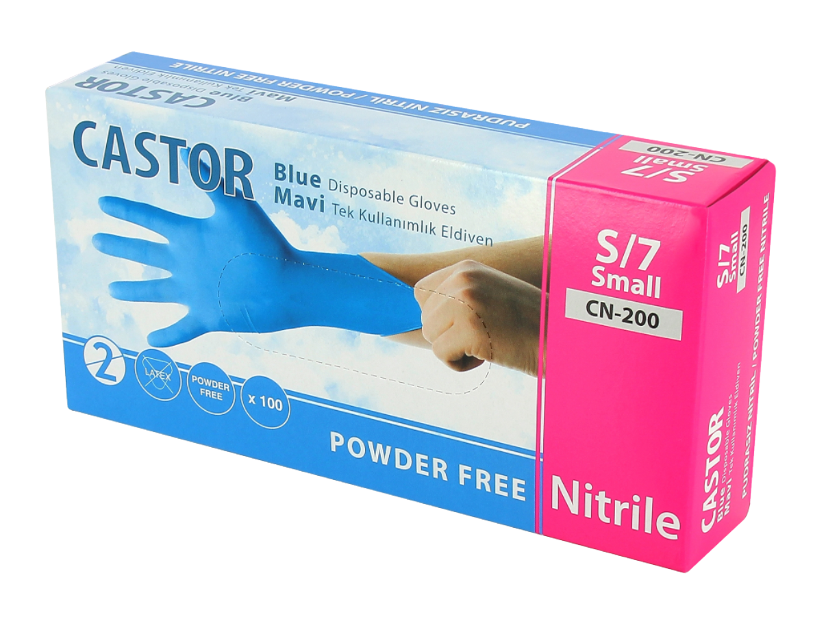 CN-200 S MAVİ NİTRİL ELDİVEN