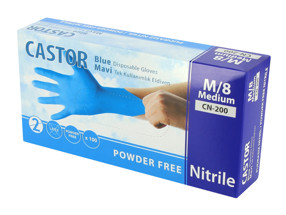 CN-200 M MAVİ NİTRİL ELDİVEN