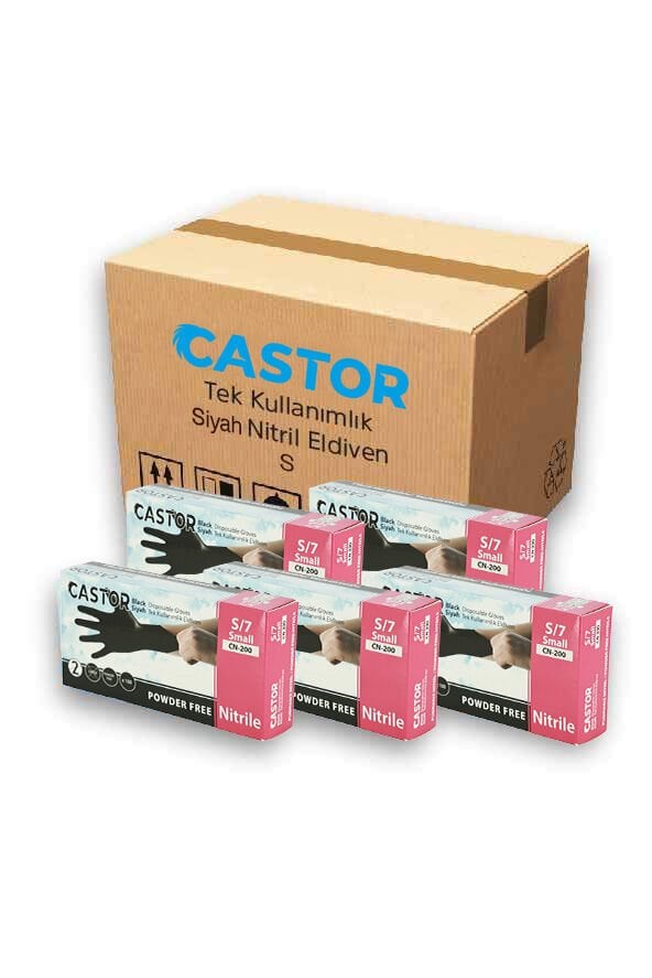 CN-200 S SİYAH 20 ADET NİTRİL ELDİVEN