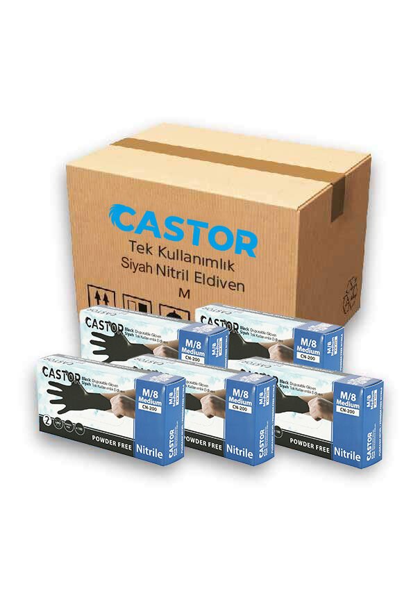 CN-200 M SİYAH 20 ADET NİTRİL ELDİVEN