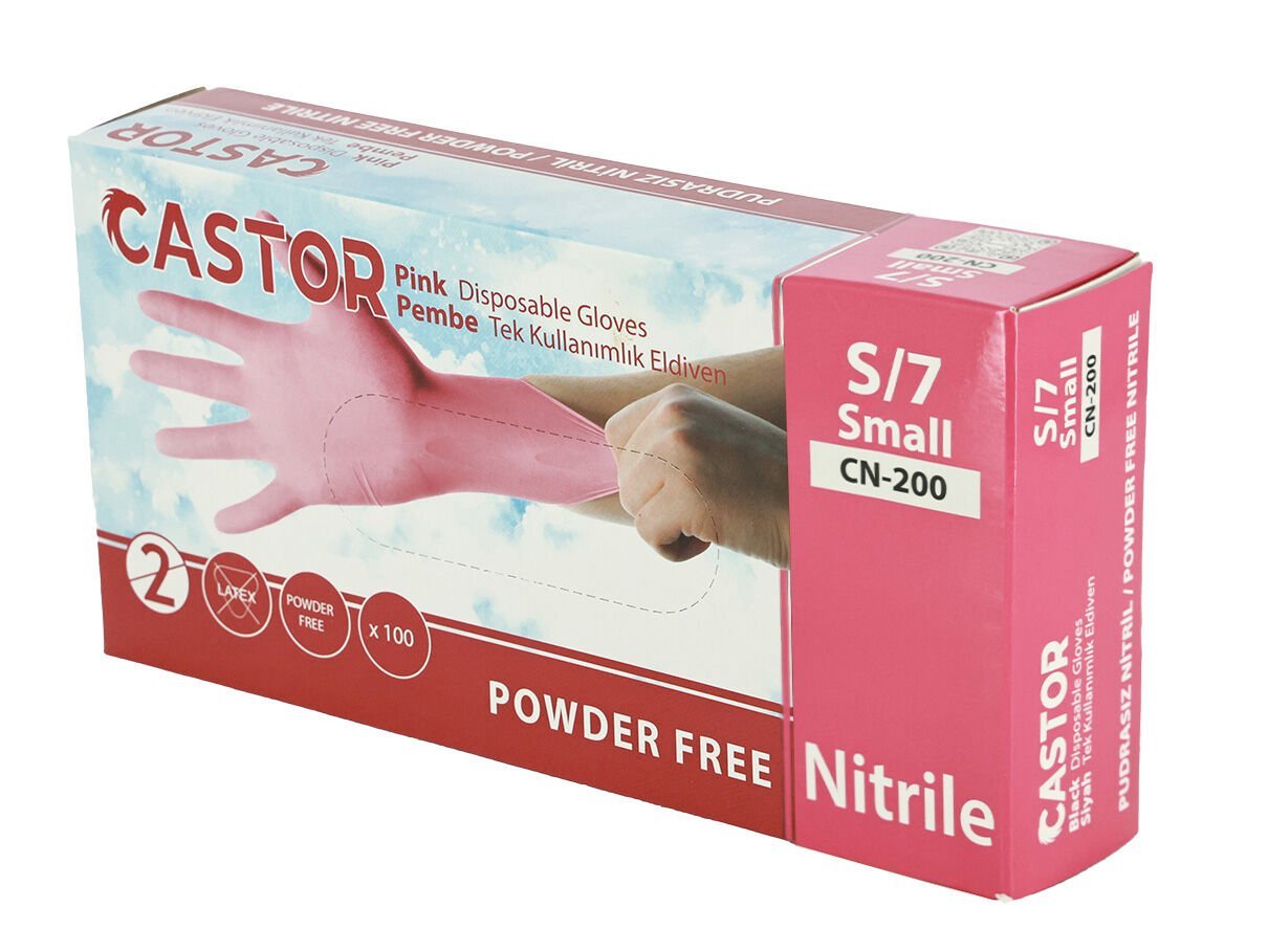 CN-200 S PEMBE NİTRİL ELDİVEN