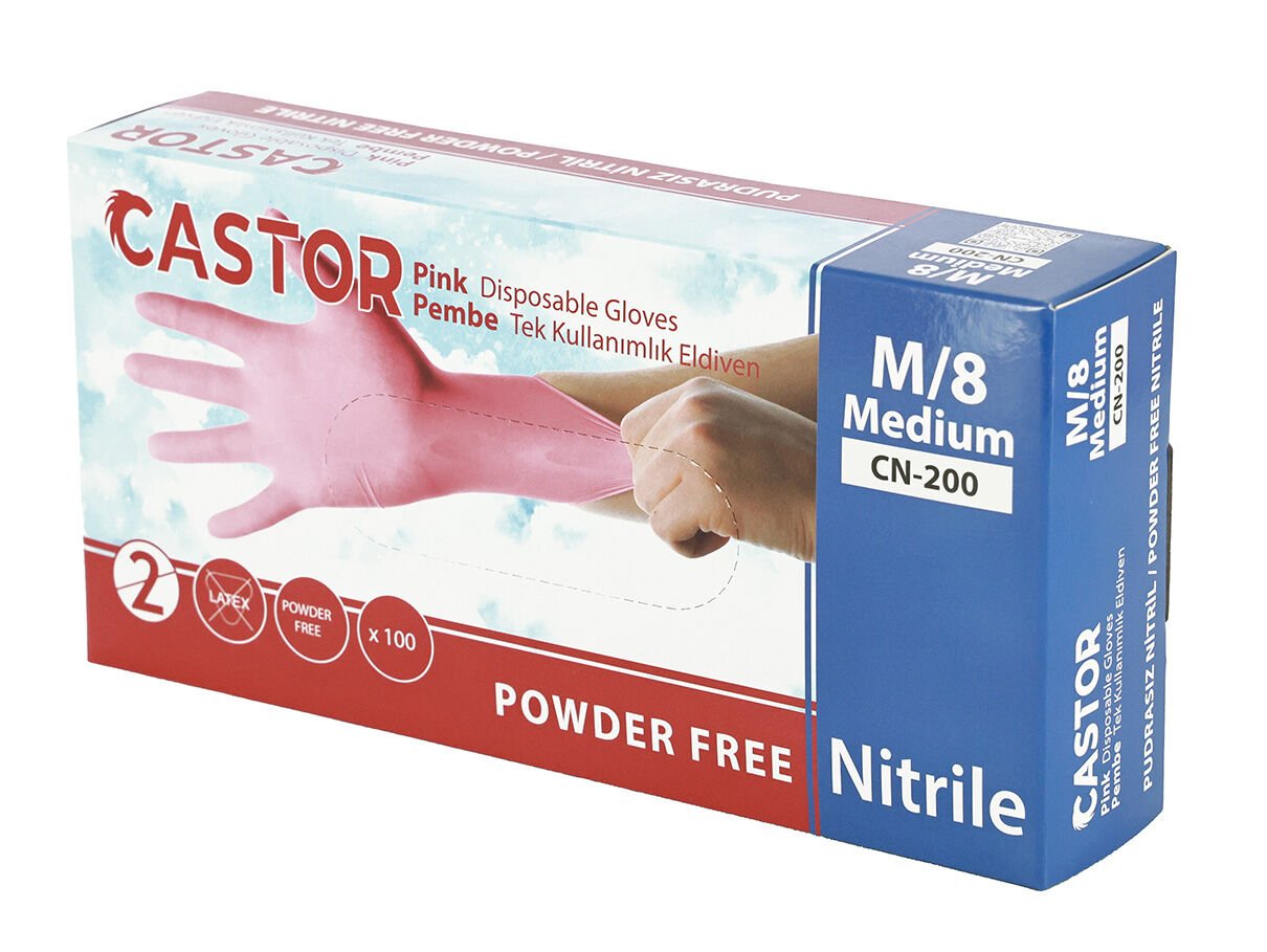 CN-200 M PEMBE NİTRİL ELDİVEN
