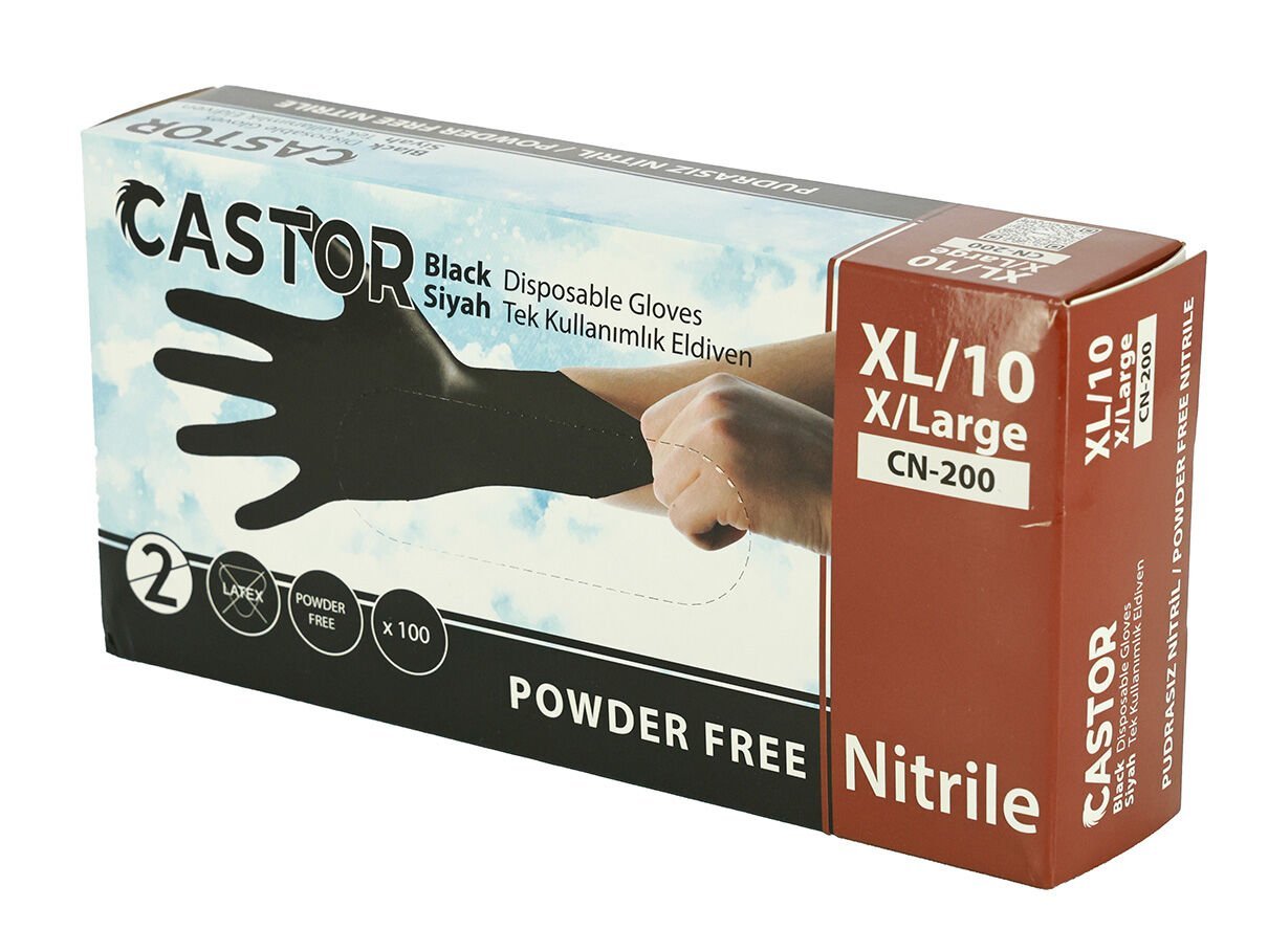CN-200 XL SİYAH NİTRİL ELDİVEN