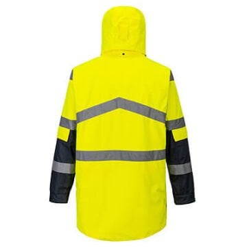 S760 - Hi-Vis 2 Renk Nefes Alabilir Ceket Sarı/Lacivert