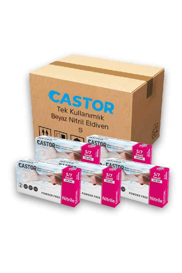 CN-200 S BEYAZ 20 ADET NİTRİL ELDİVEN