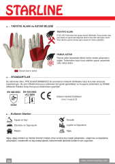 Yarma Deri İş Eldiveni E-051-BY