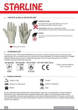 Kaynak Eldiveni / E-081,E-082,E-083,E-084